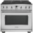 Monogram ZDP366NNSS - Monogram 36" Dual-Fuel Professional Range with 6 Burners (Natural Gas)