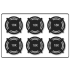 Monogram ZDP366NNSS - Burner Configuration