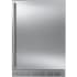 Monogram ZIBS240NSS - Monogram 24" Bar Refrigerator with Icemaker Shown with Statement Handle