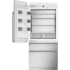 Monogram ZIC363NBVLH - 36 Inch Commercial-Style Fully Integrated Panel Ready Smart Bottom Freezer Refrigerator with 20.2 cu. ft. Total Capacity in Opened View