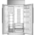 Monogram ZISS480NNSS - 48 Inch Smart Counter Depth Built-In Side by Side Refrigerator