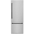 ZLINE Autograph Edition RBIVZSN30MB - ZLINE Autograph Edition 30 in. 16.1 cu. ft. Built-In Bottom Freezer Refrigerator with Water Dispenser and Ice Maker in Satin Stainless Steel with Matte Black Accents (RBIVZ-SN-30-MB) 30 Inch Built-in Bottom Freezer Refrigerator