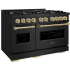 ZLINE Classic Series CDRBZ48CB - 48 Inch Freestanding Dual Fuel Range