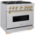 ZLINE Classic Series CDRZ36G - 36 Inch Freestanding Dual Fuel Range