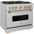 ZLINE Classic Series CDRZ36CB - 36 Inch Freestanding Dual Fuel Range