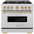 ZLINE Classic Series CDRZ36CB - 36 Inch Freestanding Dual Fuel Range