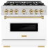 ZLINE Classic Series CDRZWM36G - 36 Inch Freestanding Dual Fuel Range