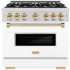 ZLINE Classic Series CDRZWM36G - 36 Inch Freestanding Dual Fuel Range