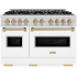 ZLINE Classic Series CDRZWM48CB - 48 Inch Freestanding Dual Fuel Range
