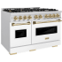 ZLINE Classic Series CDRZWM48CB - 48 Inch Freestanding Dual Fuel Range
