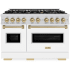ZLINE Classic Series CDRZWM48CB - 48 Inch Freestanding Dual Fuel Range