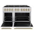 ZLINE Classic Series CDRZWM48CB - 48 Inch Freestanding Dual Fuel Range