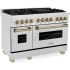 ZLINE Legacy Series RASZSN48CB - 48 Inch Freestanding Dual Fuel Range