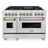 ZLINE Legacy Series RASZSN48CB - 48 Inch Freestanding Dual Fuel Range