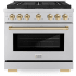 ZLINE Autograph Edition SGRZ36G - 36 Inch Freestanding Paramount Gas Range