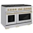 ZLINE Paramount SGRZ48CB - 48 Inch Freestanding Gas Range
