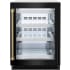 ZLINE RBSOZBS24KG - ZLINE Autograph Edition 24 in. Touchstone 151 Can Beverage Fridge with Black Stainless Steel Glass Door and Polished Gold Helix Handle (RBSOZ-BS-24-KG) main image. 24 Inch Touchstone Beverage Center