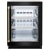 ZLINE RBSOZBS24KCB - ZLINE Autograph Edition 24 in. Touchstone 151 Can Beverage Fridge with Black Stainless Steel Glass Door and Champagne Bronze Helix Handle (RBSOZ-BS-24-KCB) main image. 24 Inch Touchstone Beverage Center