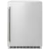 ZLINE Touchstone RBSOZST24KPN - ZLINE Autograph Edition 24 in. Touchstone 151 Can Beverage Fridge with Solid Stainless Steel Door and Polished Nickel Helix Handle (RBSOZ-ST-24-KPN) main image. 24 Inch Touchstone Beverage Center