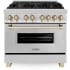 ZLINE Autograph Edition RAZ36G - 36 Inch Freestanding Dual Fuel Range