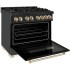ZLINE Autograph Edition RABZ36G - 36 Inch Autograph Edition Dual Fuel Range Side Open