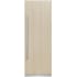 ZLINE RBCRV30 - ZLINE 30 in. 16.7 cu. ft. Panel Ready Column Refrigerator with Graphite Gray Interior (RBCRV-30) front, closed, with custom panel. 30 Inch Refrigerator Column