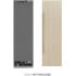 ZLINE RBCRVZ24CB - ZLINE Autograph Edition 24 in. 12.5 cu. ft. Panel Ready Column Refrigerator with Graphite Gray Interior and Champagne Bronze Accents (RBCRVZ-24-CB) front, next to custom panel and handle. Text: Panel not included.
