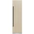 ZLINE RBCRVZ24MB - ZLINE Autograph Edition 24 in. 12.5 cu. ft. Panel Ready Column Refrigerator with Graphite Gray Interior and Matte Black Accents (RBCRVZ-24-MB) front, closed, with custom panel.