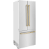 ZLINE RBIVZ30436G - 36 Inch Built-In French Door Refrigerator