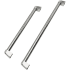 ZLINE Autograph Edition RBIVHZKPN30 - ZLINE Autograph Edition 30 in. Built-In Refrigerator Helix Handles (Set of 2) in Polished Nickel (RBIVHZ-K-PN-30) main image. 30 in. Built-In Refrigerator Helix Handles