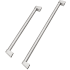 ZLINE Autograph Edition RBIVHZKSS30 - ZLINE 30 in. Built-In Refrigerator Helix Handles (Set of 2) in Stainless Steel (RBIVHZ-K-SS-30) main image. 30 in. Built-In Refrigerator Helix Handles