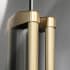 ZLINE Autograph Edition RBIVHZKCB36 - ZLINE Autograph Edition 36 in. Built-In Refrigerator Helix Handles (Set of 3) in Champagne Bronze (RBIVHZ-K-CB-36) on appliance showing diamond knurled details. 36 in. Built-In Refrigerator Helix Handles