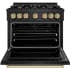 ZLINE Classic Series CDRBZ36CB - 36 Inch Freestanding Dual Fuel Range