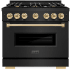 ZLINE Classic Series CDRBZ36G - 36 Inch Freestanding Dual Fuel Range