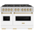 ZLINE Classic Series CDRSZWM48CB - 48 Inch Freestanding Dual Fuel Range