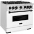 ZLINE Classic Series CDRSZWM36MB - 36 Inch Freestanding Dual Fuel Range
