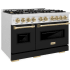 ZLINE Classic Series CDRSZBLM48CB - 48 Inch Freestanding Dual Fuel Range