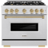 ZLINE Classic Series CDRSZ36CB - 36 Inch Freestanding Dual Fuel Range