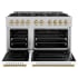 ZLINE Classic Series CDRSZWM48CB - 48 Inch Freestanding Dual Fuel Range