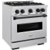 ZLINE Classic Series CDRSZ30MB - 30 Inch Freestanding Dual Fuel Range