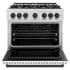 ZLINE Classic Series CDRSZWM36MB - 36 Inch Freestanding Dual Fuel Range