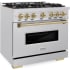 ZLINE Classic Series CDRSZ36CB - 36 Inch Freestanding Dual Fuel Range
