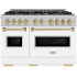 ZLINE Classic Series CDRSZWM48CB - 48 Inch Freestanding Dual Fuel Range
