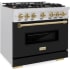 ZLINE Classic Series CDRSZBLM36CB - 36 Inch Freestanding Dual Fuel Range