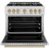 ZLINE Classic Series CDRSZ36CB - 36 Inch Freestanding Dual Fuel Range