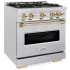 ZLINE Classic Series CDRSZ30G - 30 Inch Freestanding Dual Fuel Range