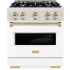 ZLINE Classic Series CDRSZWM30G - 30 Inch Freestanding Dual Fuel Range