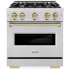 ZLINE Classic Series CDRSZ30CB - 30 Inch Freestanding Dual Fuel Range