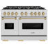 ZLINE Classic Series CDRSZ48CB - 48 Inch Freestanding Dual Fuel Range