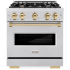 ZLINE Classic Series CDRSZ30G - 30 Inch Freestanding Dual Fuel Range